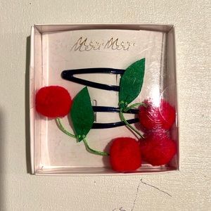 Kids cherry 🍒 hair clips